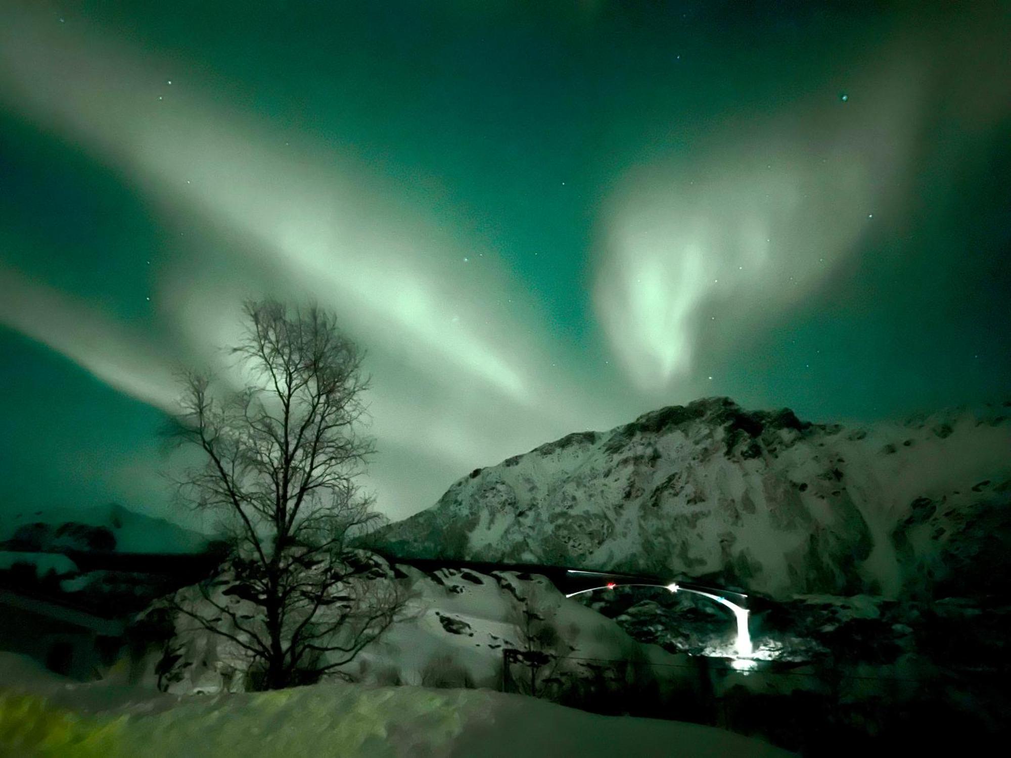 Lofoten Glampingdome Myrland Exteriör bild