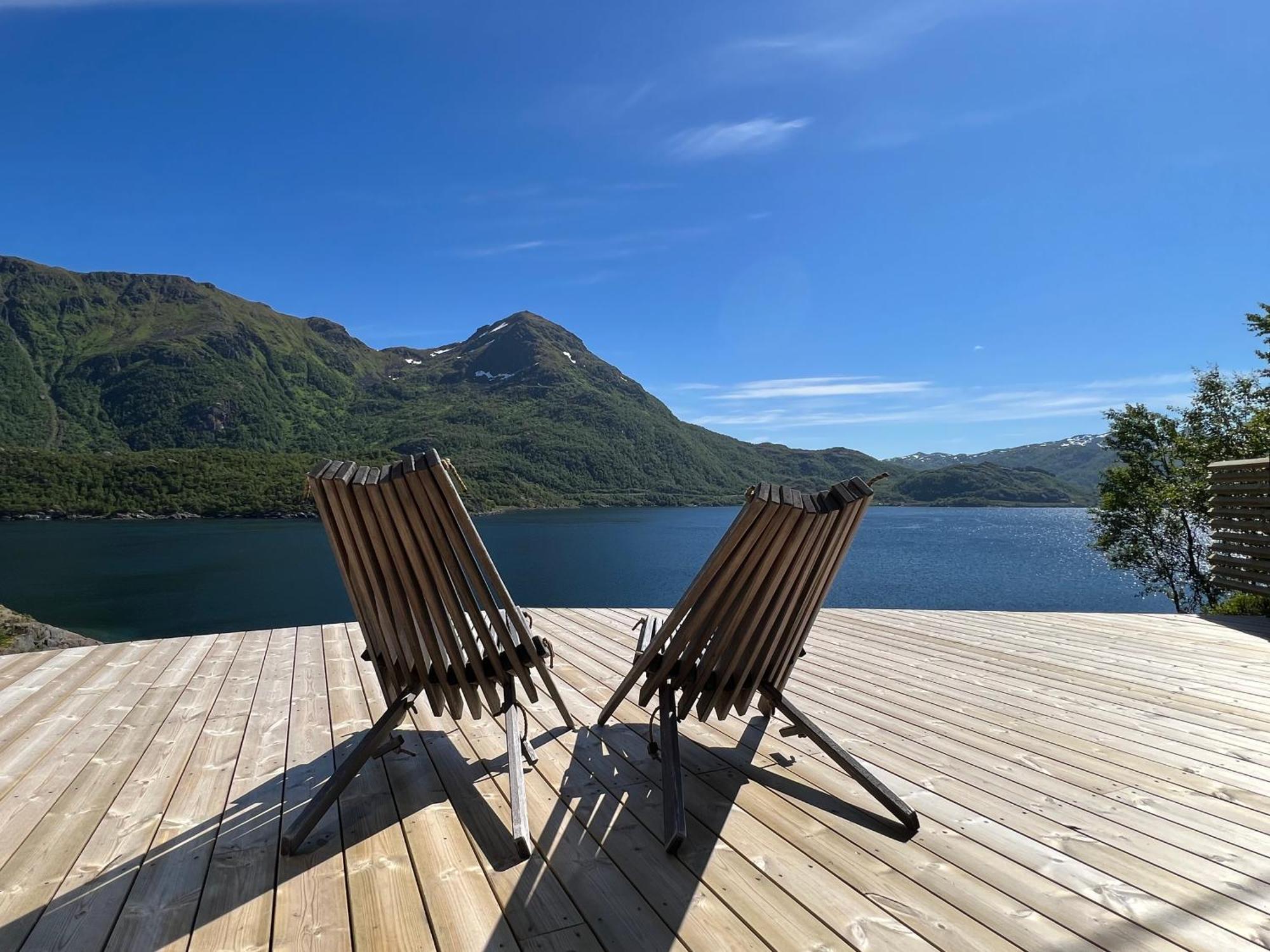 Lofoten Glampingdome Myrland Exteriör bild