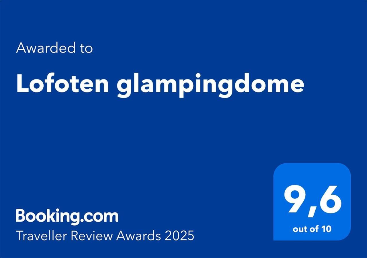 Lofoten Glampingdome Myrland Exteriör bild
